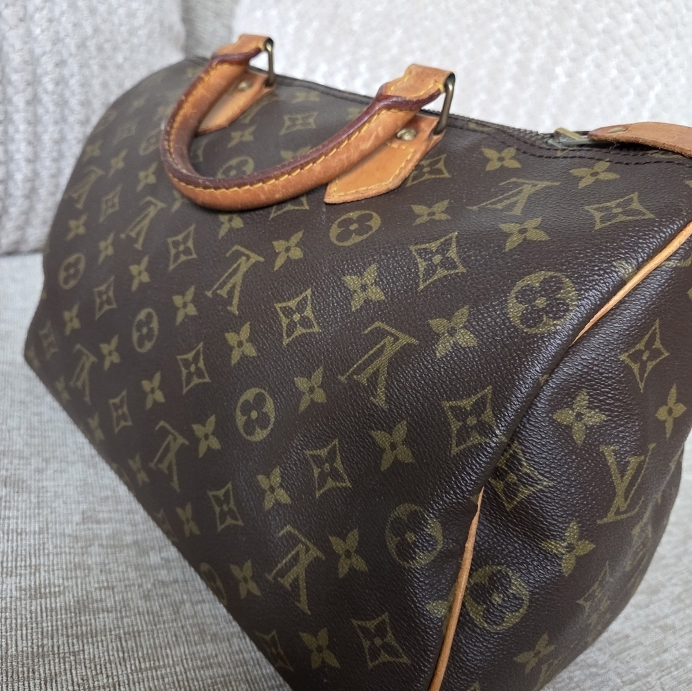 Louis Vuitton Keepall Bandouliere 45 Monogram Canvas Duffel Bag Authentic - Picture 3 of 14